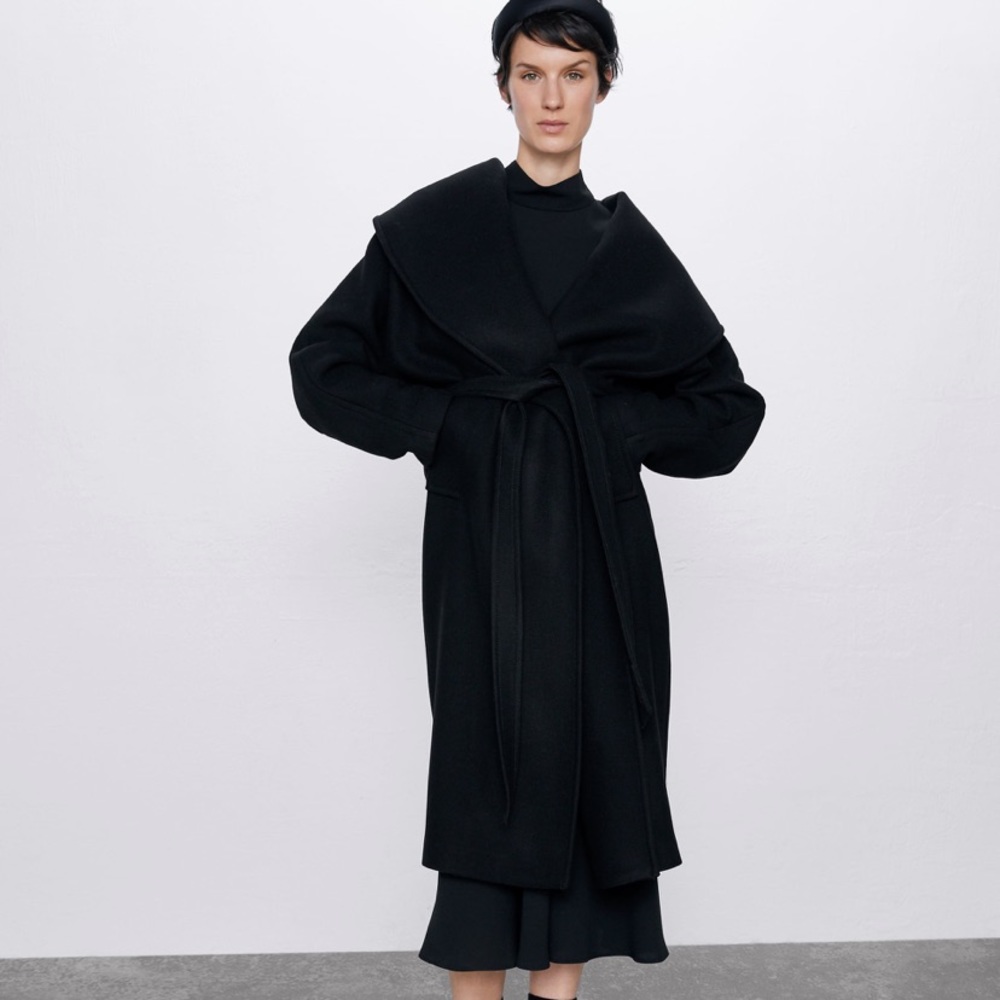 Zara Shawl Collar Coat